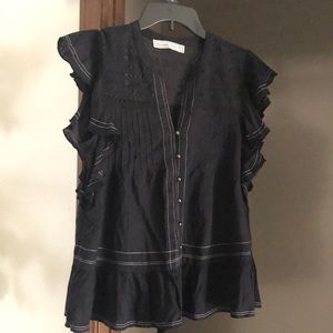 Abercrombie Black Blouse